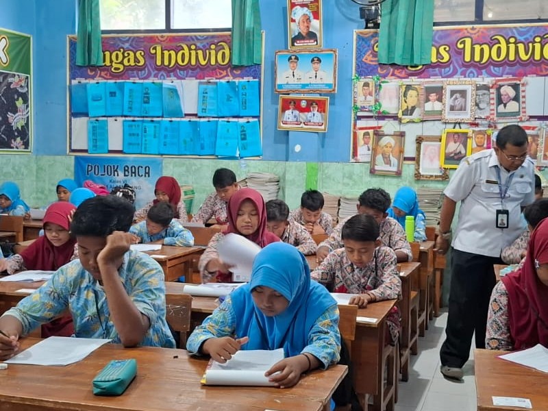 PELAKSANAAN SUMATIF AKHIR SEMESTER (SAS) GENAP  TAHUN 2025 di SD NEGERI 1 ALASMALANG